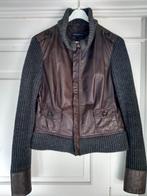 Bruin leren dames jasje, maat 40., Maat 38/40 (M), Josephine & Co, Bruin, Ophalen of Verzenden