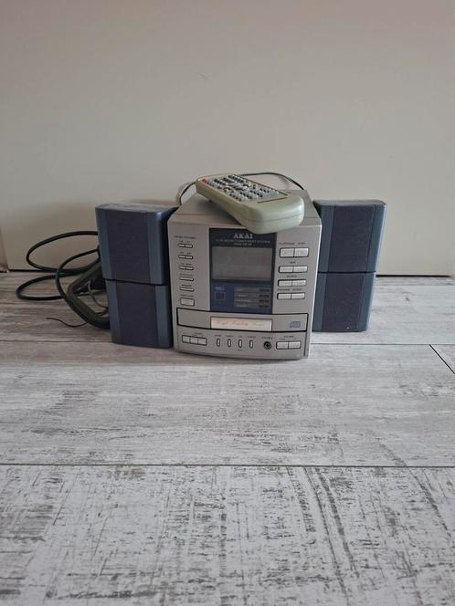 Vintage Akai HiFi Micro Component System met afstandsbedieni, Audio, Tv en Foto, Radio's, Zo goed als nieuw, Radio, Met cd-speler