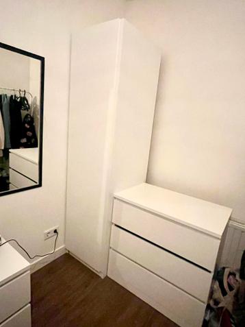 IKEA kasten Pax + Malm wit - afbeelding 2