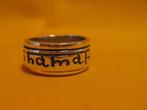 Shiva spinning ring - 'Ohm Nama Shivaya' - Ø 19,8 mm, Verzenden, 19 tot 20, Dame of Heer, Zilver