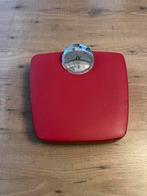 Vintage / Retro weegschaal rood, Ophalen, Analoog, 100 kg of meer, Zo goed als nieuw