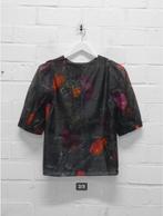 Ted Baker - Prachtige chiffon blouse maat 1/36 - Nieuw €145, Zwart, Nieuw, Ophalen of Verzenden, X