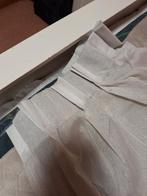 Vitrage wit met mooie relief, Huis en Inrichting, Wit, Zo goed als nieuw, Luxeuze elegante sjiek, 150 tot 200 cm