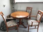 Eethoek walnotenhout, Huis en Inrichting, Complete eetkamers, Ophalen, Gebruikt, Klassiek, Minder dan 4 stoelen