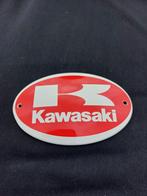 Emaille Kawasaki bordje, Verzamelen, Merken en Reclamevoorwerpen, Ophalen of Verzenden, Gebruikt, Reclamebord