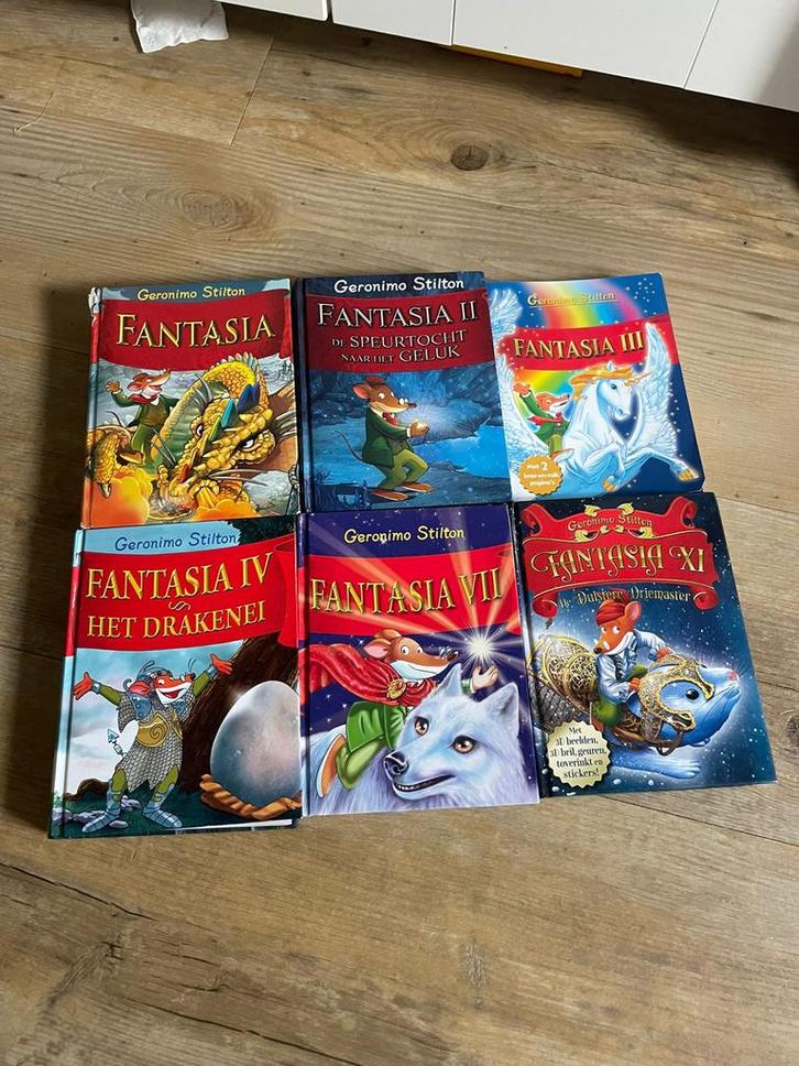 Geronimo Stilton Fantasia Boeken Collectie, Boeken, Fantasy, Gelezen, Ophalen of Verzenden
