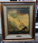 Willem van de Velde de Jonge ' De windstoot ', Antiek en Kunst, Kunst | Schilderijen | Klassiek, Ophalen of Verzenden
