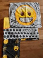 1persoons dekbedovertrek Emoji met kussensloop en tweezijdig, Ophalen of Verzenden, Zo goed als nieuw, Jongetje of Meisje, Dekbedovertrek