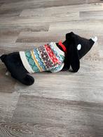 Takkie Hema XL met kersttrui ZGAN, Kinderen en Baby's, Speelgoed | Knuffels en Pluche, Ophalen of Verzenden, Zo goed als nieuw
