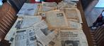 Oude kranten en knipsels.Vanaf 1949., Ophalen, 1940 tot 1960, Knipsel(s)