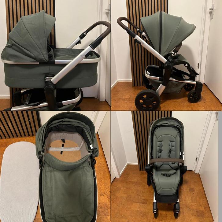 Joolz hub + reiswieg mindfull / forest green, Kinderen en Baby's, Kinderwagens en Combinaties, Gebruikt, Combiwagen, Overige merken