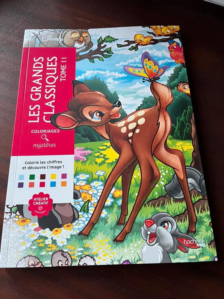 Kleurboek op nummer Les Grands Classiques Tome 11, Verzamelen, Disney, Nieuw, Ophalen of Verzenden