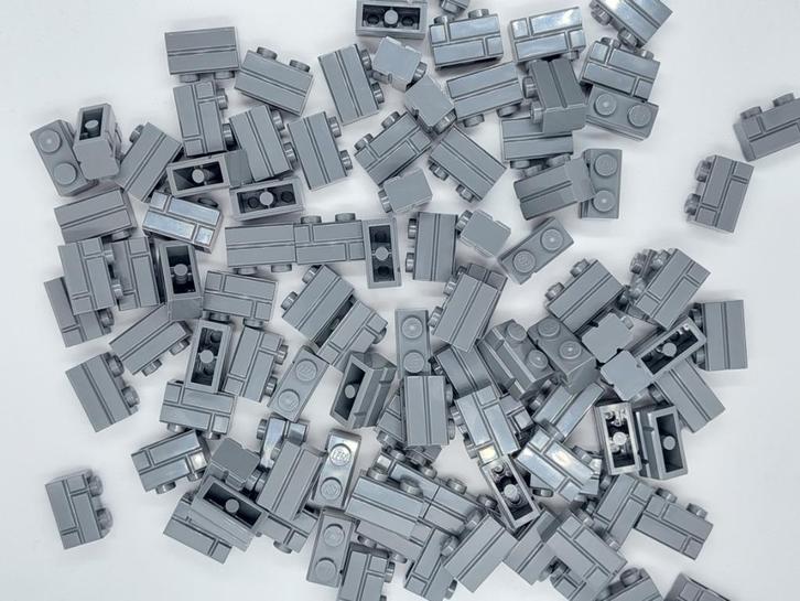 100x Lego bakstenen donker grijs, Kinderen en Baby's, Speelgoed | Duplo en Lego, Nieuw, Lego, Ophalen of Verzenden