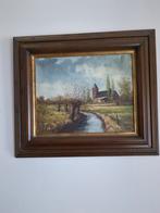 Schilderij C. Verbeek 1979, inclusief lijst, Antiek en Kunst, Kunst | Schilderijen | Klassiek, Ophalen