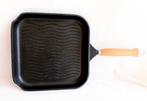 Ernesto grillpan met houten handgreep - alle warmtebronnen, Ophalen of Verzenden, Overige materialen, Overige typen, Keramische plaat