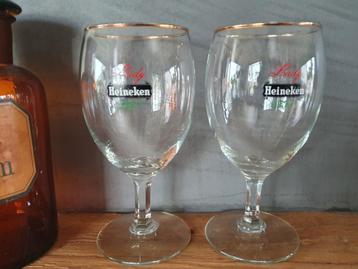 3 Heineken lady glazen op poot beschikbaar voor biedingen
