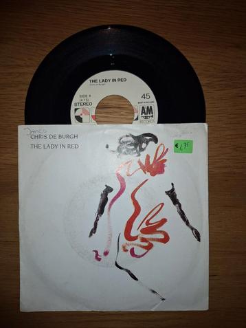 Chris de Burgh - The Lady in Red Vinyl Single beschikbaar voor biedingen