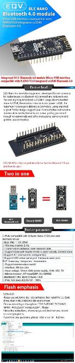 Arduino BLE-NANO, Ophalen of Verzenden, Nieuw