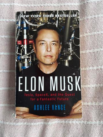 Elon Musk Biografie - Ashlee Vance beschikbaar voor biedingen