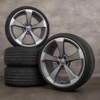 Originele Audi 20 inch Rotor velgen (8W0601025CF) + Hankook, Ophalen, Gebruikt, 265 mm, Banden en Velgen
