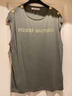 100% Origineel • PIERRE BALMAIN • T- Shirt Shirt 40 / M, Ophalen of Verzenden, Zo goed als nieuw, Maat 38/40 (M), Korte mouw