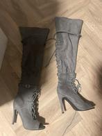 Overknee boots, Kleding | Dames, Schoenen, Nieuw, Grijs, Ophalen of Verzenden, Hoge laarzen