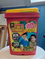 Fun Bricks Bouwblokken in handige opbergemmer, Ophalen of Verzenden, Gebruikt, Overige merken
