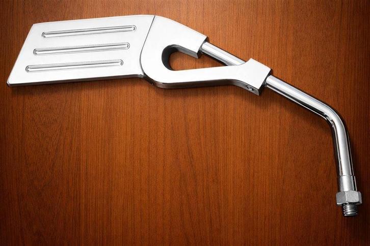 Motorspiegel Tech - Chroom - Rechts - Yamaha -, Motoren, Onderdelen | Yamaha, Nieuw, Ophalen of Verzenden