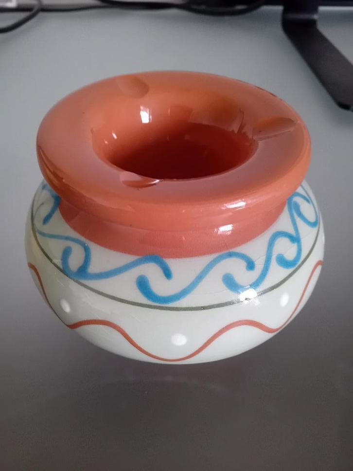 Handgemaakte Marokkaanse Keramische Asbak Set, Antiek en Kunst, Antiek | Keramiek en Aardewerk, Ophalen of Verzenden