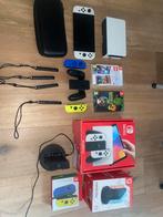 Nintendo Switch Oled met toebehoren., Switch OLED, Met games, Met 2 controllers, Ophalen of Verzenden