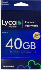 Lyca Mobile 40GB DATA, Telecommunicatie, Prepaidkaarten en Simkaarten, Ophalen of Verzenden, Nieuw