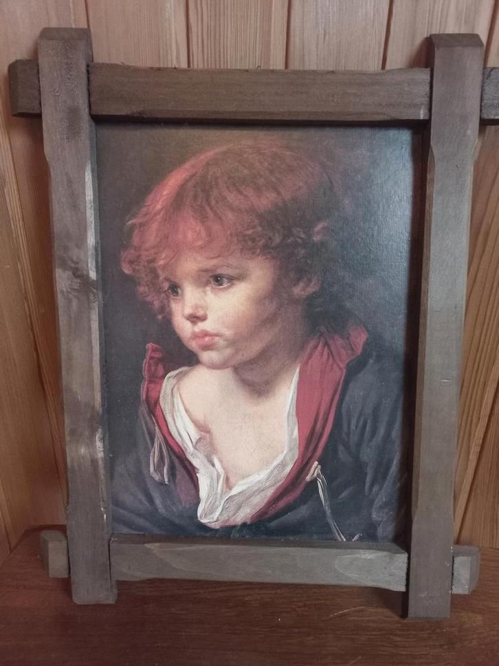 Oude Schilderij van Jongen, Antiek en Kunst, Kunst | Schilderijen | Klassiek, Ophalen