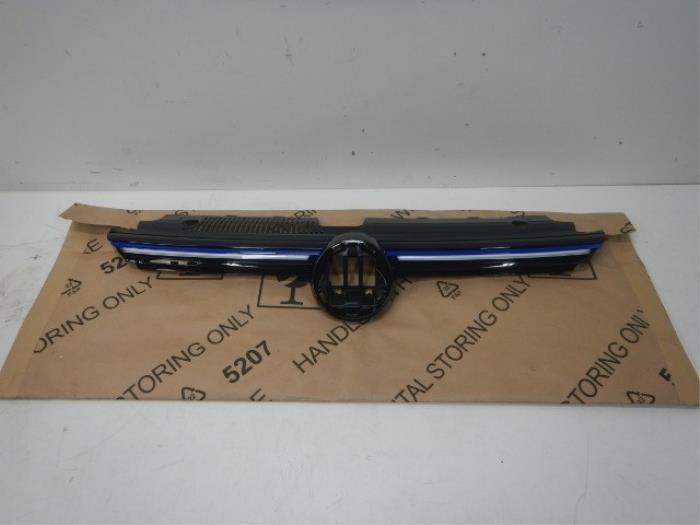 VW Golf 8 GTE Grille Hoogglans Zwart ACC Verlicht, Ophalen of Verzenden, Nieuw