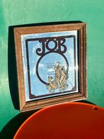 Vintage klein vierkant spiegeltje art nouveau Job, Ophalen of Verzenden, Vierkant, Minder dan 50 cm, Minder dan 100 cm