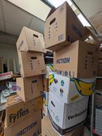 200 a 300 gevulde dozen tweedehands spullen, Ophalen, Gelezen