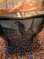 Apart klein ladekastje gelakt hout met afbeelding Marlyn Mon, Huis en Inrichting, Kasten | Ladekasten, Ophalen, 1 of 2 laden, 50 tot 100 cm