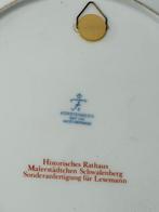 Vintage Fürstenberg Wandbord - Rathaus Schwalenberg Germany, Ophalen of Verzenden