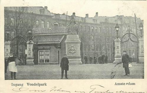 (701-318-017) Amsterdam Ingang Vondelpark, Verzamelen, Ansichtkaarten | Nederland, Noord-Holland, Verzenden