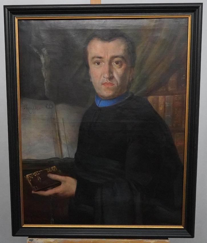 Auguste DE SUCCA (XIX) Antiek schilderij op doek, gesigneerd, Antiek en Kunst, Kunst | Schilderijen | Klassiek, Ophalen