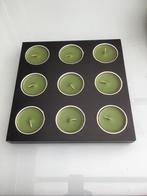 Kaarsenplateau zwart., Ophalen of Verzenden, Zo goed als nieuw