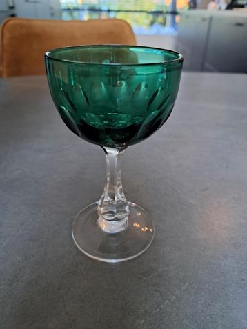 Val Saint Lambert, vintage wijnglas, Art Deco/Art Nouveau beschikbaar voor biedingen
