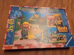 bob de bouwer 3 puzzels in 1 3x49 stukjes, Kinderen en Baby's, Speelgoed | Kinderpuzzels, Ophalen of Verzenden, 10 tot 50 stukjes