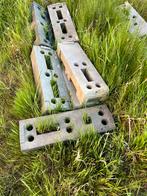 Te koop: 25 stuks bouwhekken incl. voetstukken en klemmen, Ophalen, Zo goed als nieuw