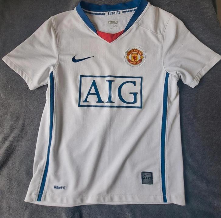 Nike manchester united voetbalshirt kids, Sport en Fitness, Voetbal, Zo goed als nieuw, Shirt, Ophalen of Verzenden
