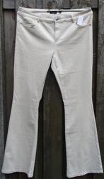 vero moda broek flared mt 46 off white, Lang, Wit, Zo goed als nieuw, Maat 46/48 (XL) of groter