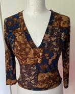 Korte sexy stretch bloesje, Kleding | Dames, Blouses en Tunieken, Ophalen of Verzenden, Zo goed als nieuw, Maat 36 (S), Bruin