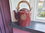 Keramische theepot met 'Sang de boeuf' glazuur., Ophalen of Verzenden
