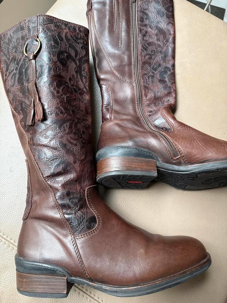 Wolky Laarzen Maat 40 - Donkerbruin, nieuw, Kleding | Dames, Schoenen, Nieuw, Lage of Enkellaarzen, Bruin, Ophalen of Verzenden