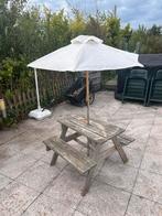 Tuinstoel met parasol voor kinderen, Ophalen, Gebruikt