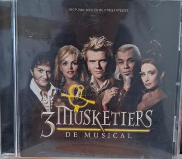 3 musketiers de musical KRASVRIJE CD  beschikbaar voor biedingen